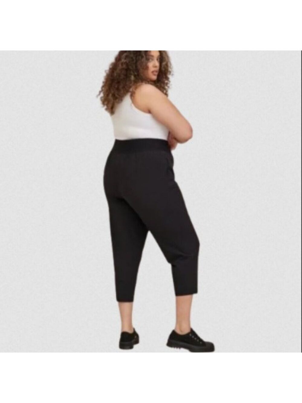 Torrid Black Happy Camper Stretch Woven Active Pant 4X - Picture 3 of 6